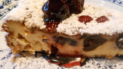 английский творожный пудинг