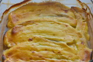 Бананы, запеченные с творогом