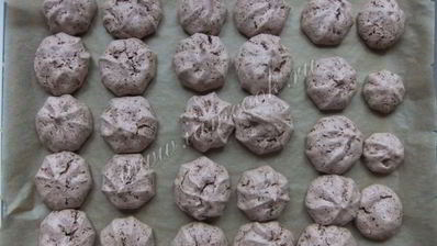 безе с какао и шоколадом