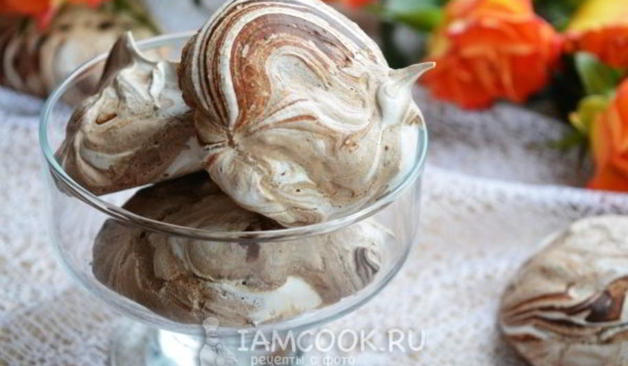 Рецепт безе с шоколадом