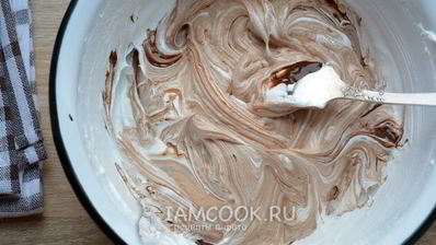 безе с шоколадом