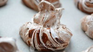 безе с шоколадом