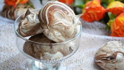 безе с шоколадом