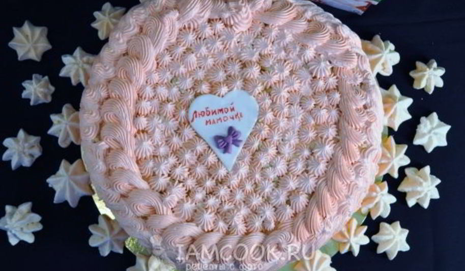 Рецепт торта-безе для любимой мамочки