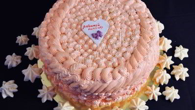 торт-безе для любимой мамочки