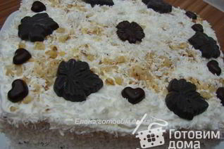 Торт-безе Воздушный хруст без муки