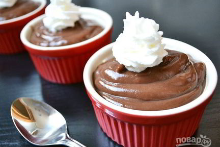 Быстрый шоколадный пудинг