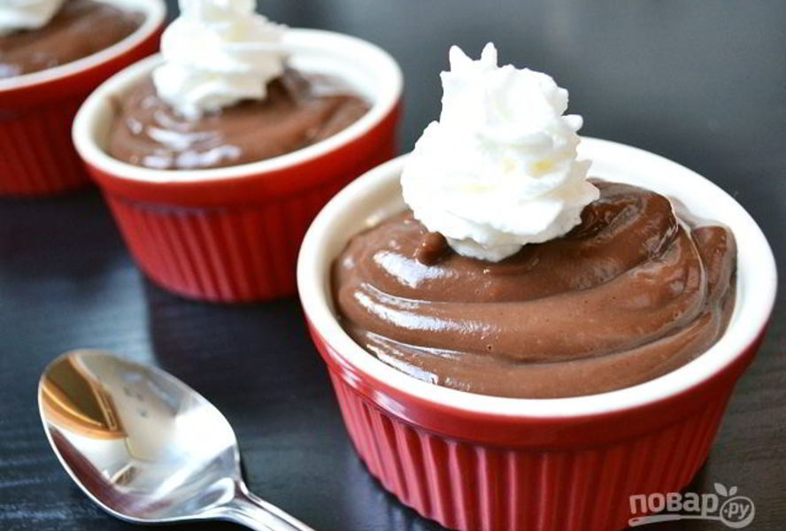 Быстрый шоколадный пудинг
