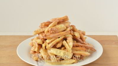 чак-чак со сгущенкой