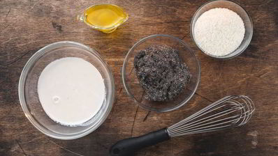 чиа-пудинг с кедровой мукой