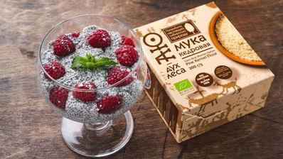 чиа-пудинг с кедровой мукой