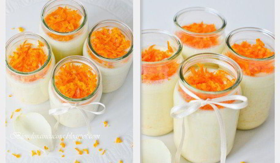 Рецепт десерта из йогурта, апельсина и марципана