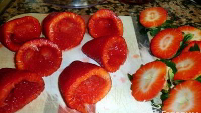 десерт клубника фаршированная