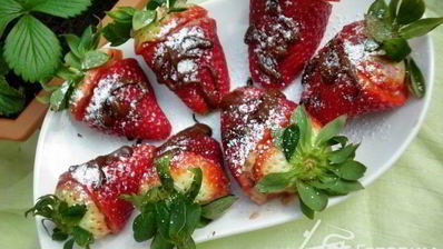 десерт клубника фаршированная