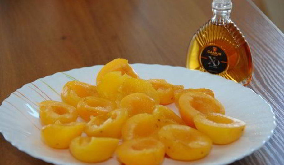 Рецепт десерта пьяные абрикосы