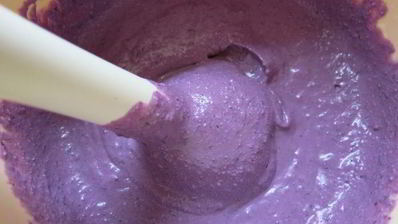 десерт снежная чернично-ванильная вершина