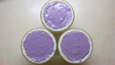 десерт снежная чернично-ванильная вершина