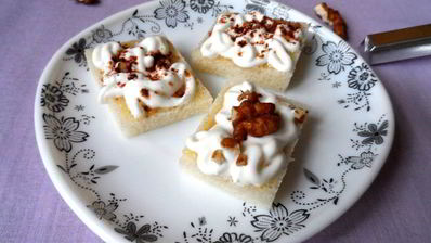 десерт со сметаной и медом