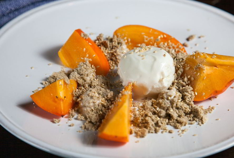 Десерт Хурма и халва