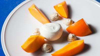 десерт хурма и халва