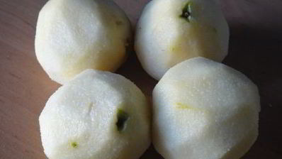 грушевые лодочки с пряником и халвой