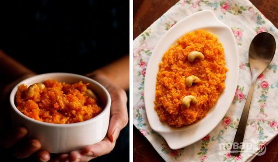 Рецепт морковной халвы