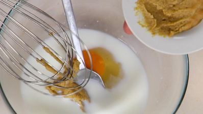 хлебный пудинг с сыром