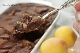 Клафути шоколадный с абрикосами