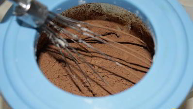 клафути шоколадный с абрикосами