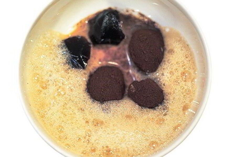 Кофейная панна-котта с желе