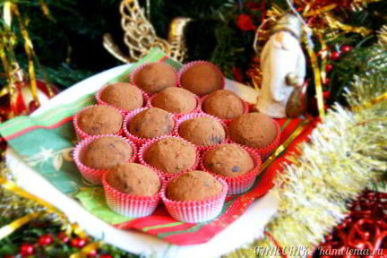 Финиково-шоколадные конфеты