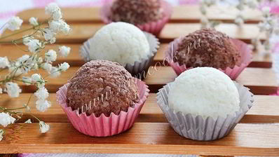кокосовые конфеты с фундуком