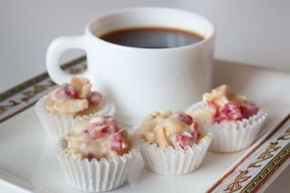 Конфеты из миндаля и белого шоколада