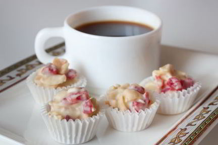 Конфеты из миндаля и белого шоколада