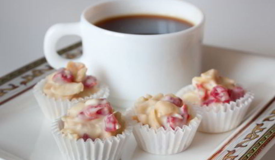 Рецепт конфет из миндаля и белого шоколада