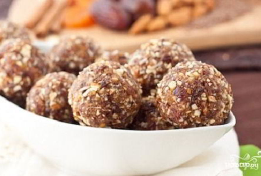 Конфеты из сухофруктов