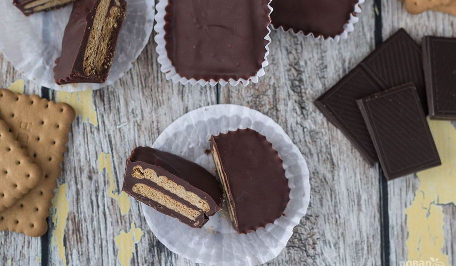 Рецепт конфет на печенье