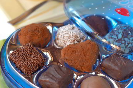 Конфеты с трюфельно-фруктовой начинкой