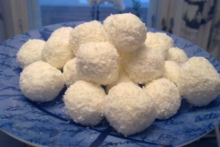 Конфеты Творожные шарики с орехами