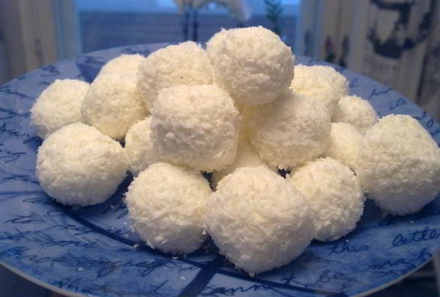 Конфеты Творожные шарики с орехами