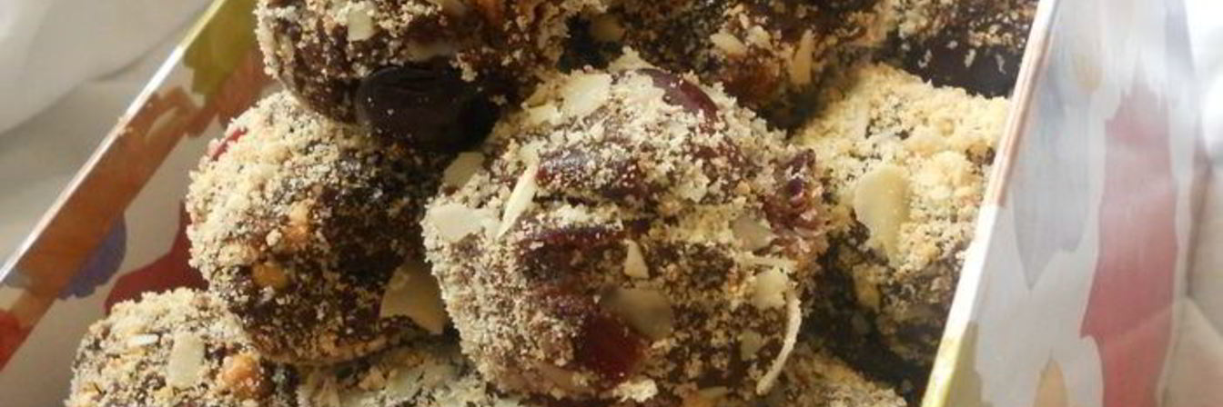 Мягкие шоколадно-черешневые конфеты