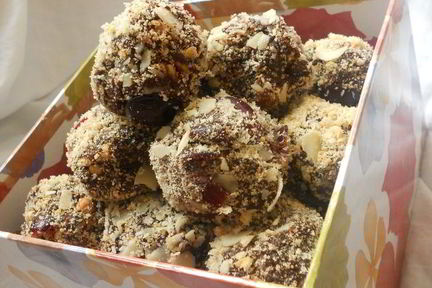 Мягкие шоколадно-черешневые конфеты