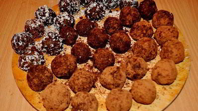 полезные конфеты из чечевицы и фиников