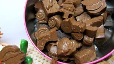 шоколадно-желейные конфетки