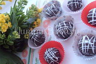 Шоколадные конфетки с ликером и сливками