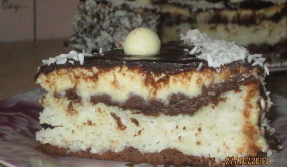 Рецепт торта-конфеты баунти