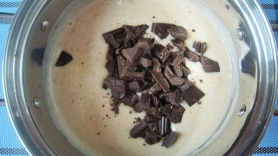 бананово-шоколадный крем