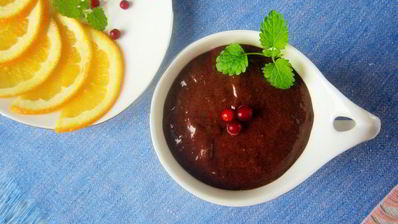 бананово-шоколадный крем