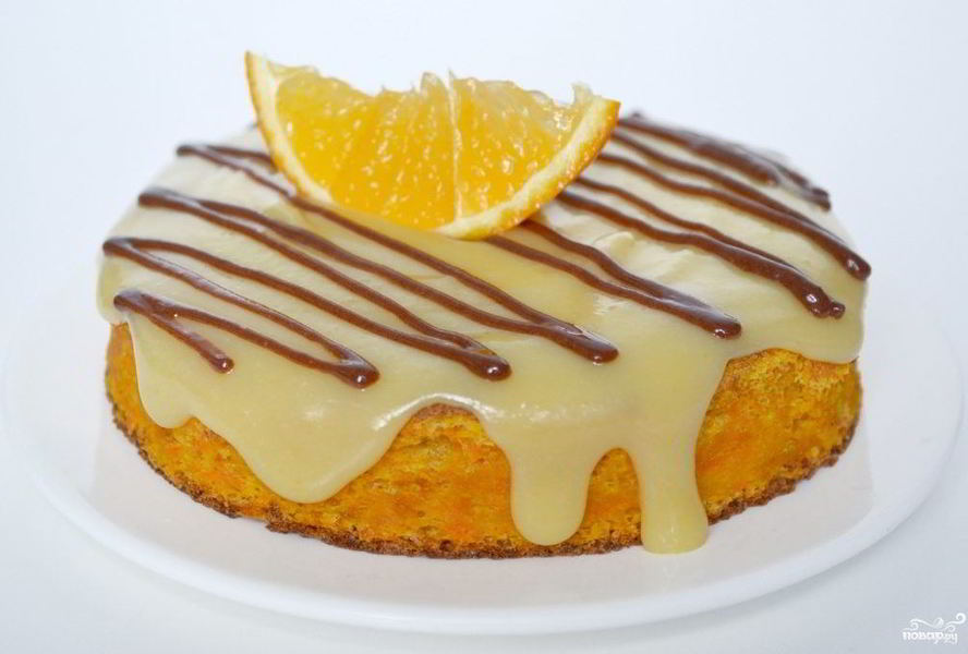 Бисквит с апельсиновым кремом