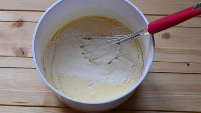 бисквитный рулет с кремом из манки